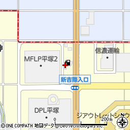 東日本宇佐美神奈川販売支店１２９号平塚周辺の地図