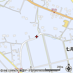 千葉県長生郡長生村七井土周辺の地図