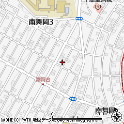 神奈川県横浜市戸塚区南舞岡周辺の地図