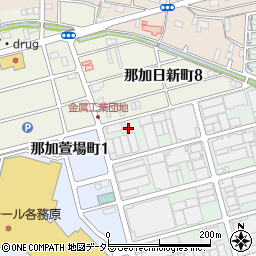 岐阜県各務原市金属団地4周辺の地図