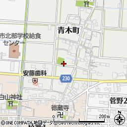 岐阜県大垣市青木町100-2周辺の地図