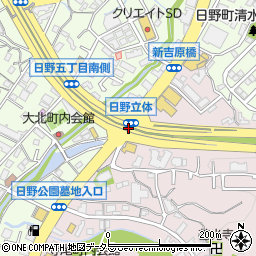 新吉原橋周辺の地図