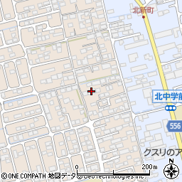 西沢氏作業所周辺の地図