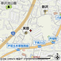 神奈川県横浜市戸塚区戸塚町3754-8周辺の地図