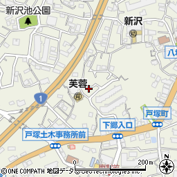 神奈川県横浜市戸塚区戸塚町3754周辺の地図