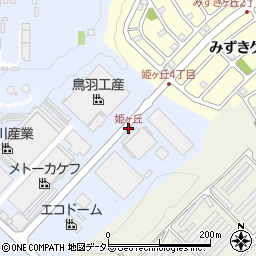 姫ヶ丘周辺の地図