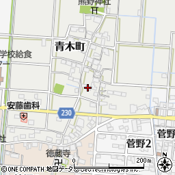 岐阜県大垣市青木町2011周辺の地図
