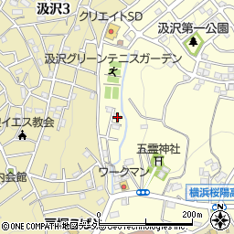神奈川県横浜市戸塚区汲沢町1329周辺の地図