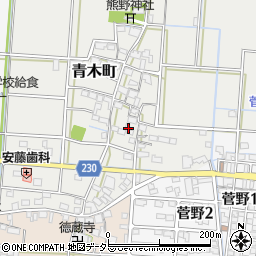 岐阜県大垣市青木町2012周辺の地図