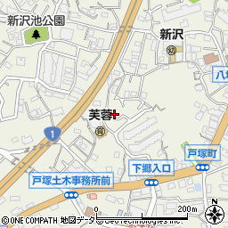 神奈川県横浜市戸塚区戸塚町3749-3周辺の地図