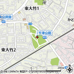 千津ふれあい公園周辺の地図