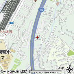 神奈川県横浜市港南区野庭町395周辺の地図