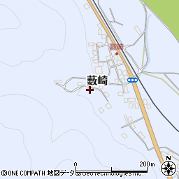 兵庫県養父市薮崎1266周辺の地図