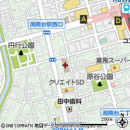 デイサービスコンフォータス湘南台周辺の地図