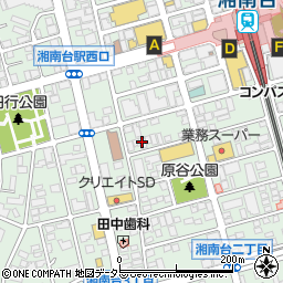 ミュー湘南台周辺の地図