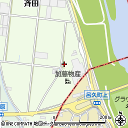 岐阜県安八郡神戸町斉田567周辺の地図