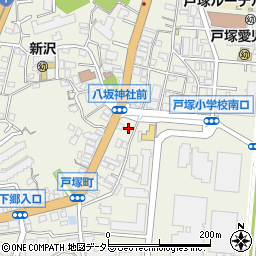 神奈川県横浜市戸塚区戸塚町3899周辺の地図