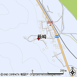 兵庫県養父市薮崎1267周辺の地図