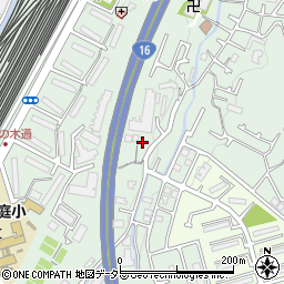 神奈川県横浜市港南区野庭町422周辺の地図