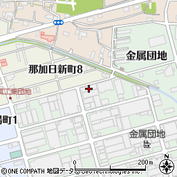 岐阜県各務原市金属団地14周辺の地図