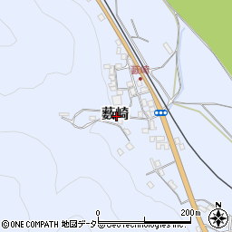 兵庫県養父市薮崎周辺の地図