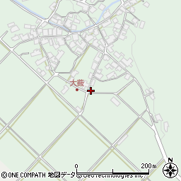 兵庫県養父市大薮119周辺の地図