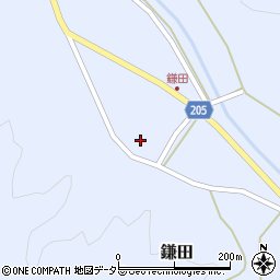 鳥取県東伯郡三朝町鎌田506周辺の地図