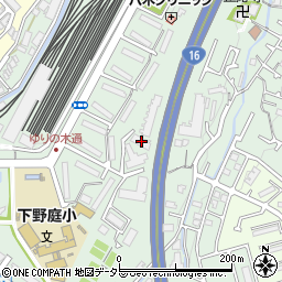 神奈川県横浜市港南区野庭町397周辺の地図