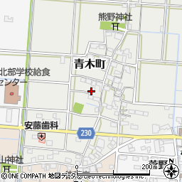岐阜県大垣市青木町1552周辺の地図