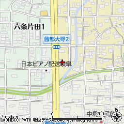 岐阜信用金庫茜部支店周辺の地図