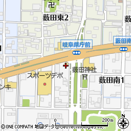 洋麺屋五右衛門 岐阜県庁前店周辺の地図