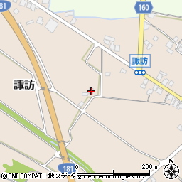 鳥取県米子市諏訪290周辺の地図