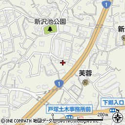 神奈川県横浜市戸塚区戸塚町3385-1周辺の地図