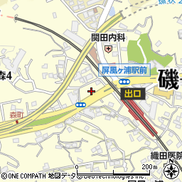 リパーク横浜屏風浦駅前第３駐車場周辺の地図