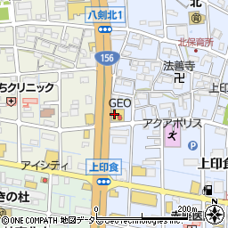 ゲオ　岐南店周辺の地図