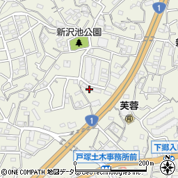 神奈川県横浜市戸塚区戸塚町3385周辺の地図