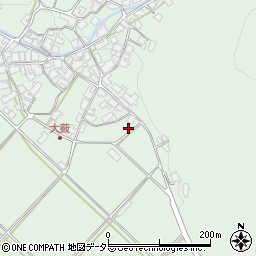 兵庫県養父市大薮100周辺の地図