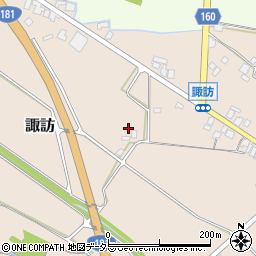 鳥取県米子市諏訪290-1周辺の地図
