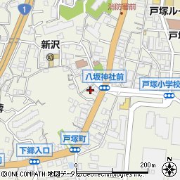 神奈川県横浜市戸塚区戸塚町3799周辺の地図