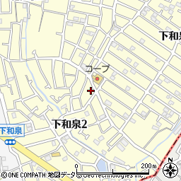 タマパーク下和泉駐車場周辺の地図