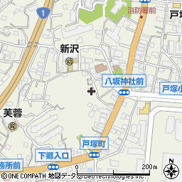 神奈川県横浜市戸塚区戸塚町3734周辺の地図