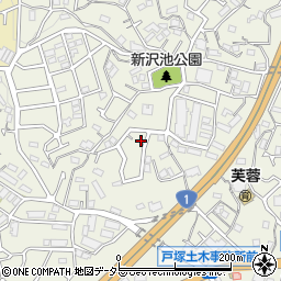 神奈川県横浜市戸塚区戸塚町3385-9周辺の地図