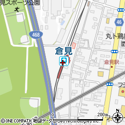 神奈川県高座郡寒川町周辺の地図