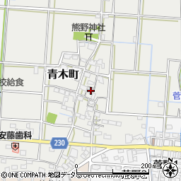 岐阜県大垣市青木町2016周辺の地図