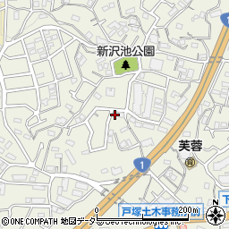 神奈川県横浜市戸塚区戸塚町3385-13周辺の地図