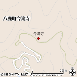 兵庫県養父市八鹿町今滝寺155周辺の地図