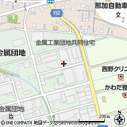 岐阜県各務原市金属団地188周辺の地図