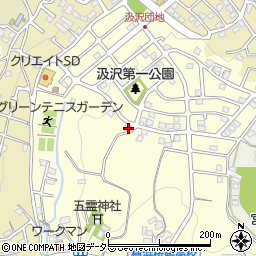 神奈川県横浜市戸塚区汲沢町1301-5周辺の地図