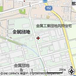 岐阜県各務原市金属団地184周辺の地図