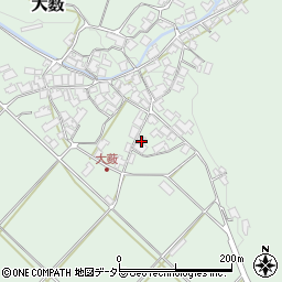 兵庫県養父市大薮111周辺の地図